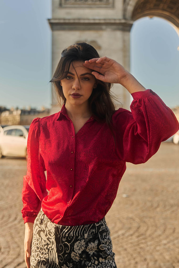 SIGNATURE PRINTED SHIRT - dash and dot dash and dot