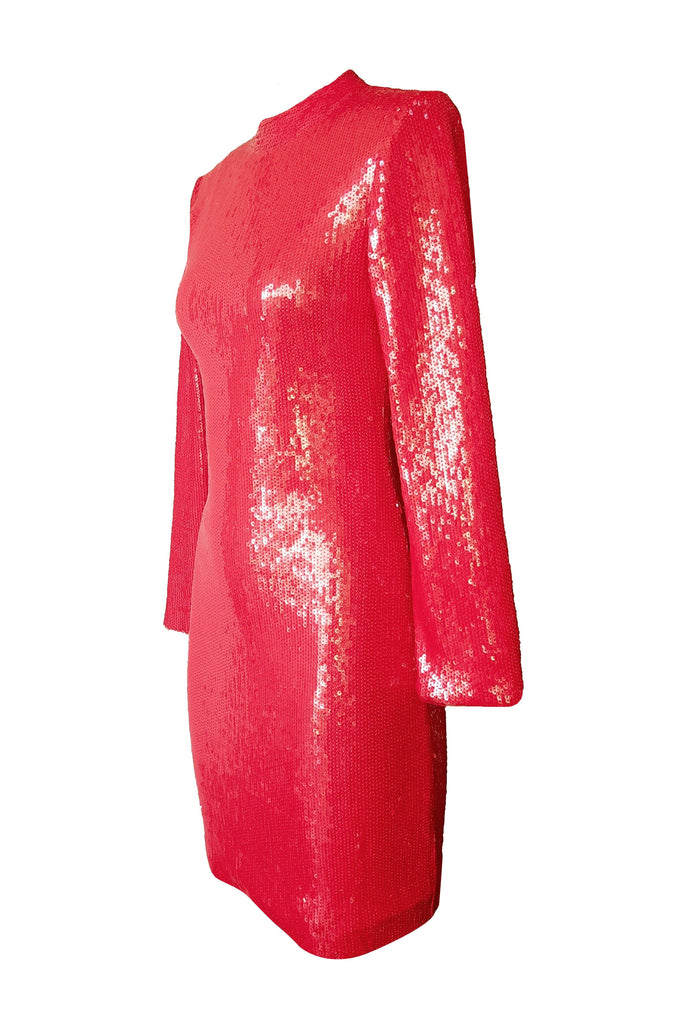 RED SEQUIN DRESS - dash and dot dash and dot