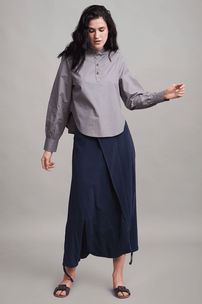 CURVED HEM SHIRT - dash and dot dash and dot