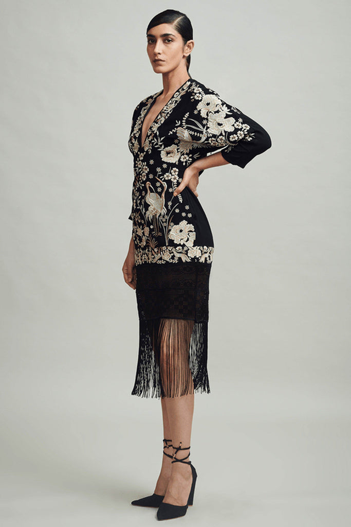 FRINGE HEM DRESS - dash and dot dash and dot