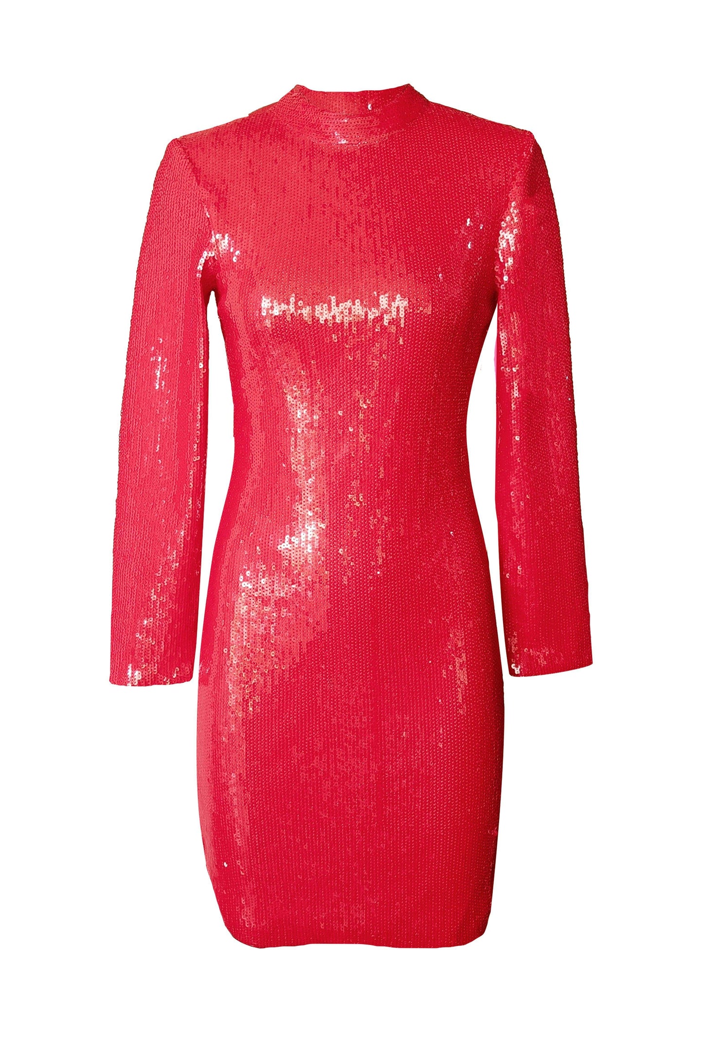 RED SEQUIN DRESS - dash and dot
