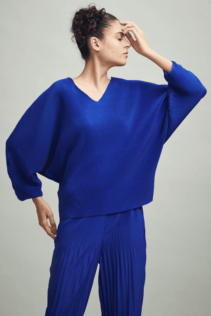 PLEAT DOLMAN TOP - dash and dot dash and dot