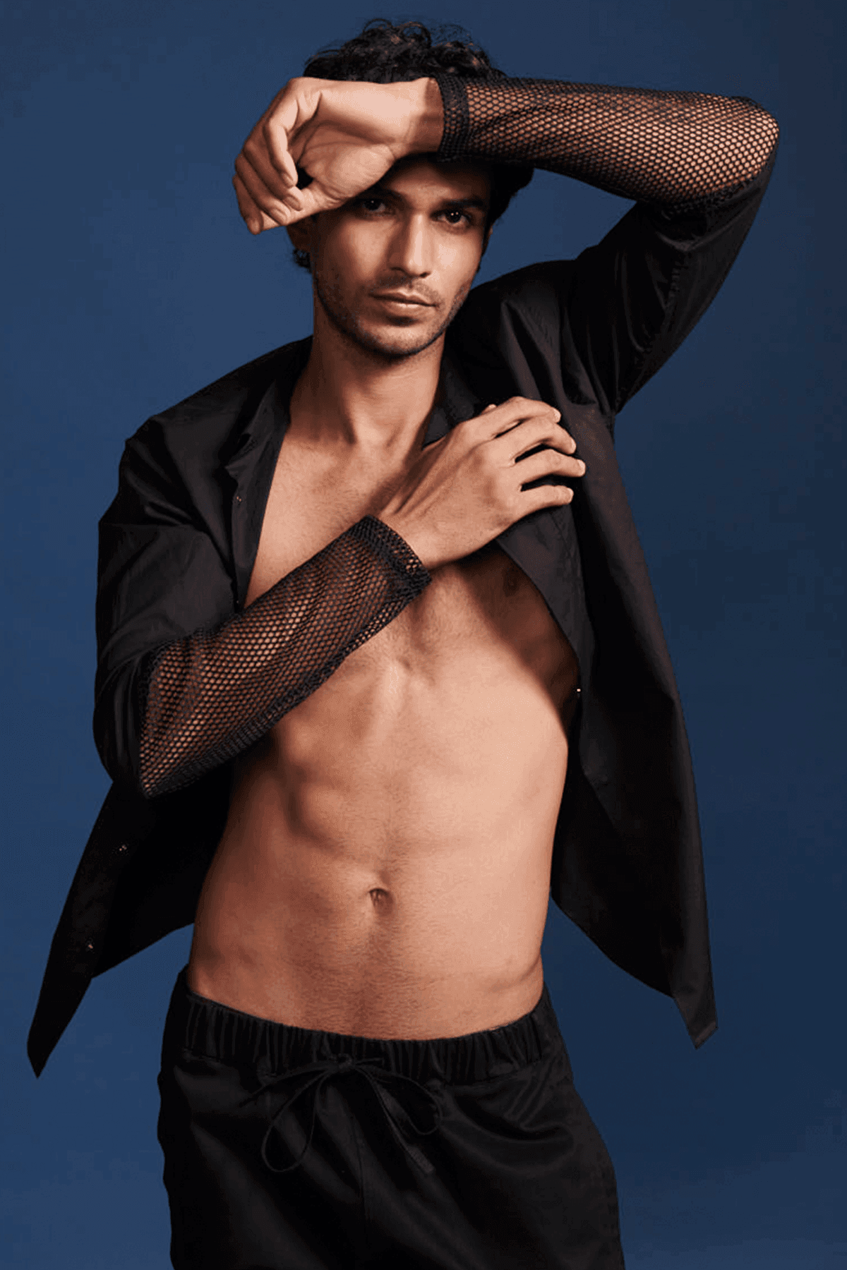 MESH CUFF SHIRT - dash and dot