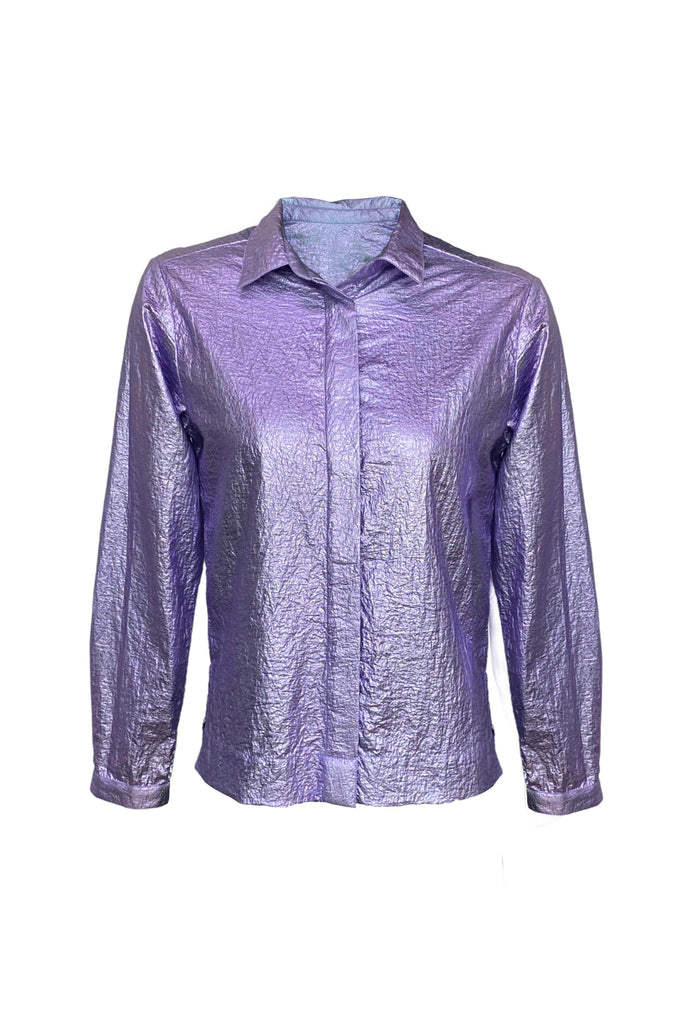 METALLIC SHIRT - dash and dot dash and dot