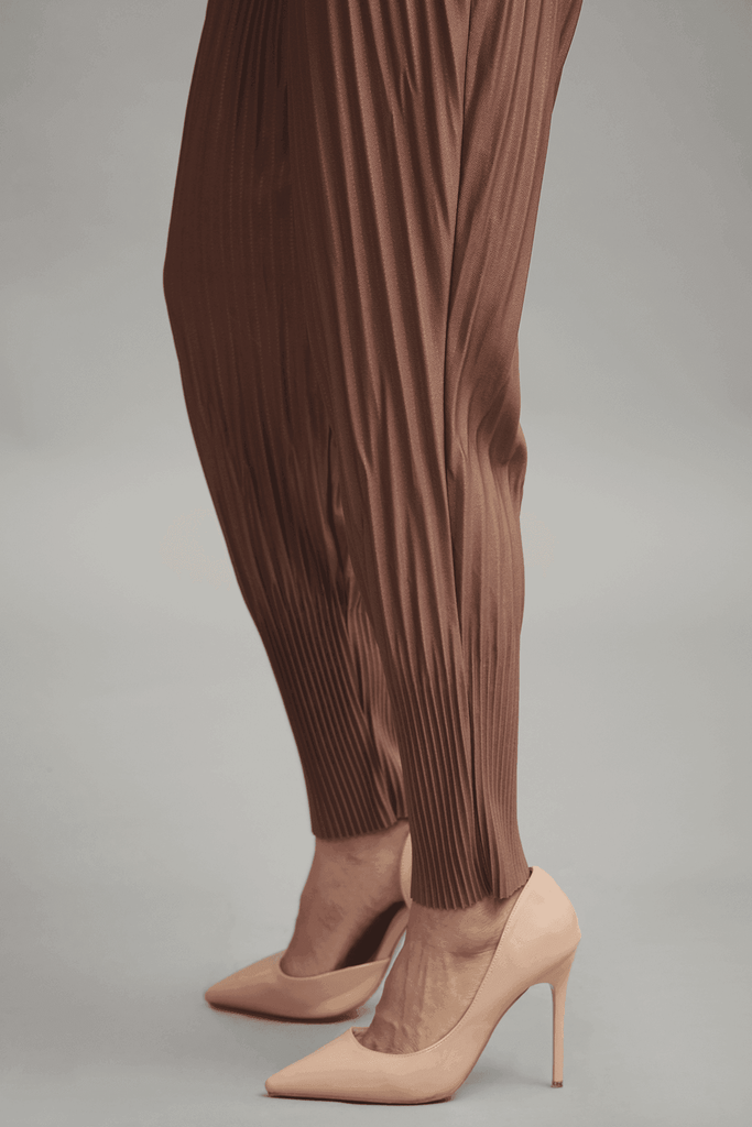 IRREGULAR PLEAT DRUM PANT - dash and dot dash and dot