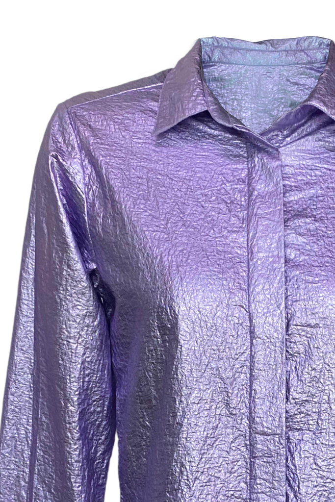 METALLIC SHIRT - dash and dot dash and dot