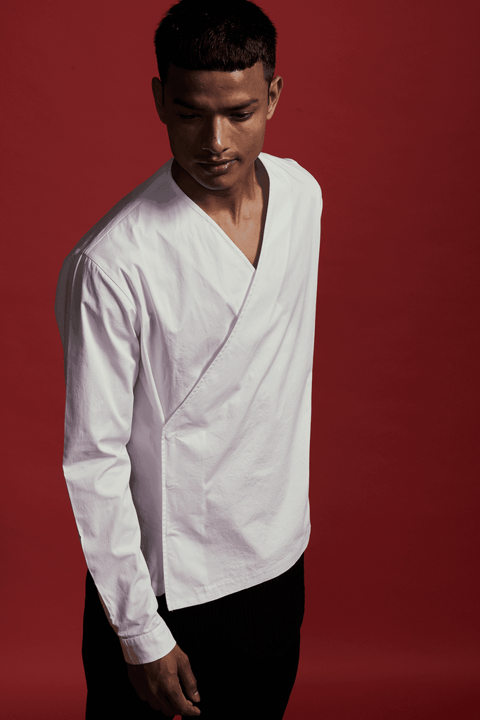 WRAP SHIRT - dash and dot dash and dot