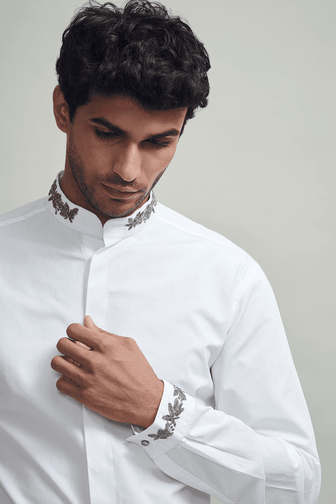 ZARDOZI SHIRT - dash and dot dash and dot