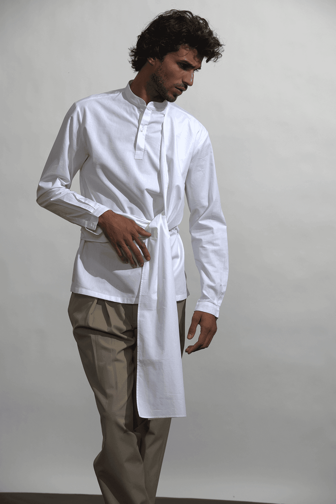 SCARF SHIRT - dash and dot dash and dot