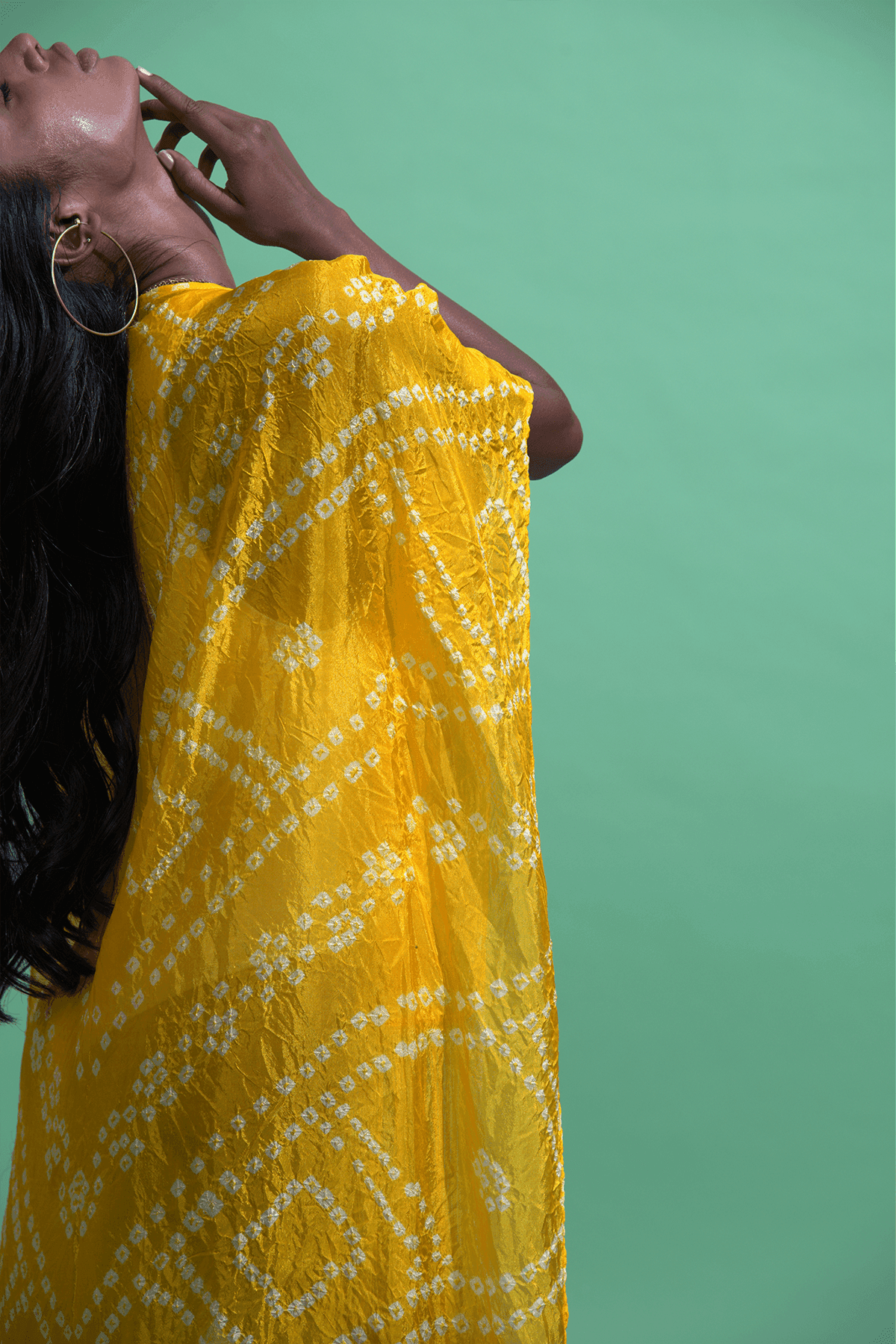 BANDHANI FRINGE KAFTAN TOP - dash and dot