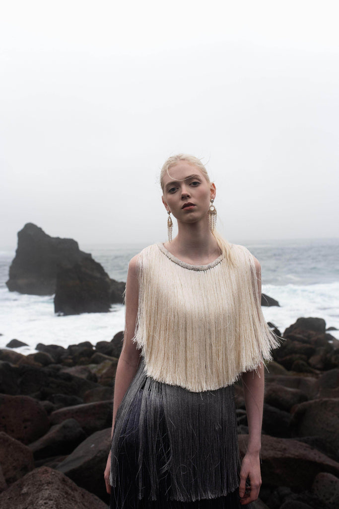 OMBRE FRINGE DRESS - dash and dot dash and dot