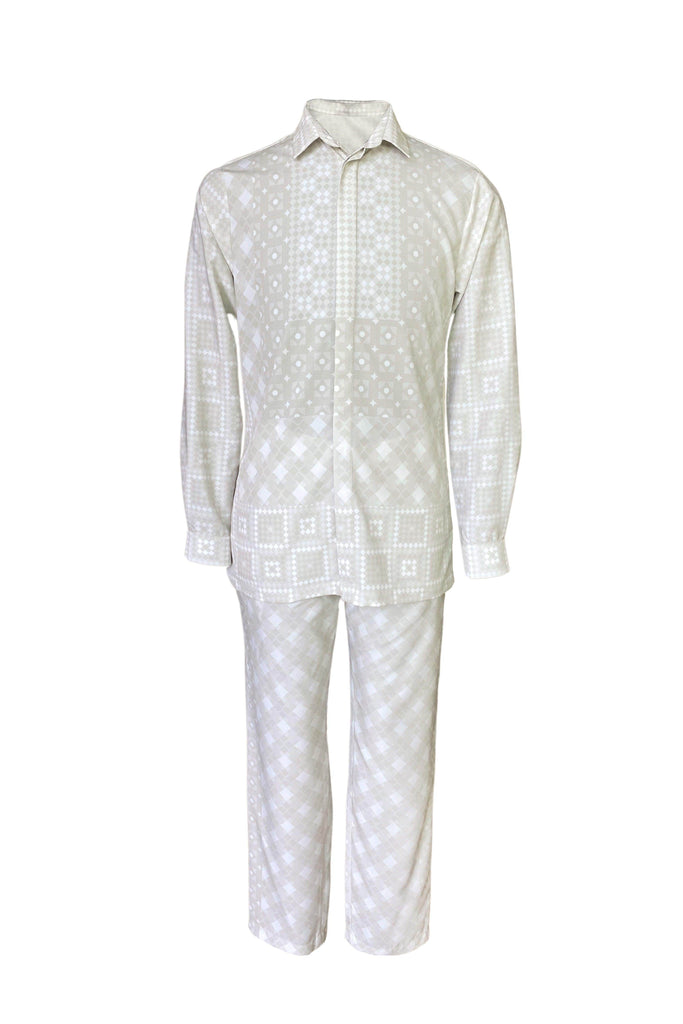 TILE PRINT SET - dash and dot dash and dot