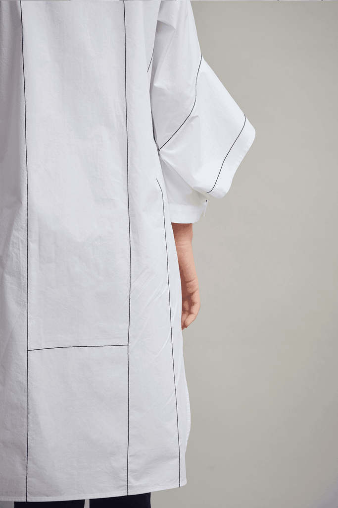 CONTRAST STITCH SHIRT - dash and dot dash and dot