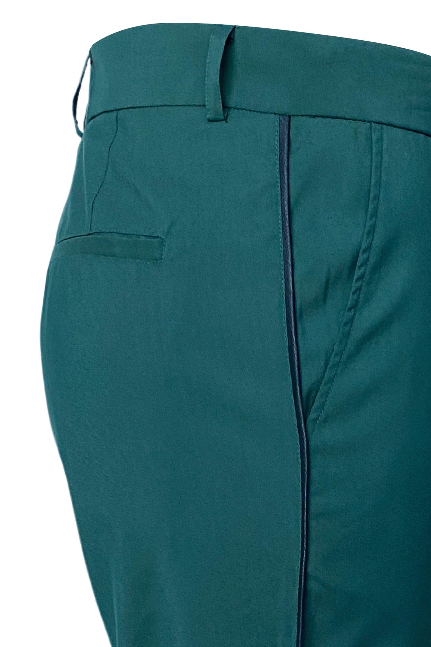 GREEN LEATHER BIB SUIT - dash and dot