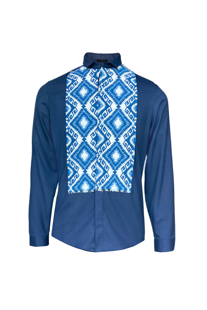 JACQUARD BIB SET - dash and dot dash and dot