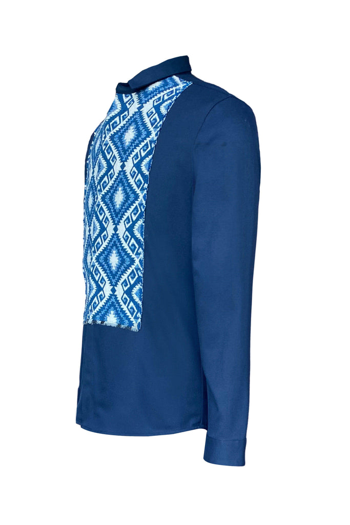 JACQUARD BIB SHIRT - dash and dot dash and dot