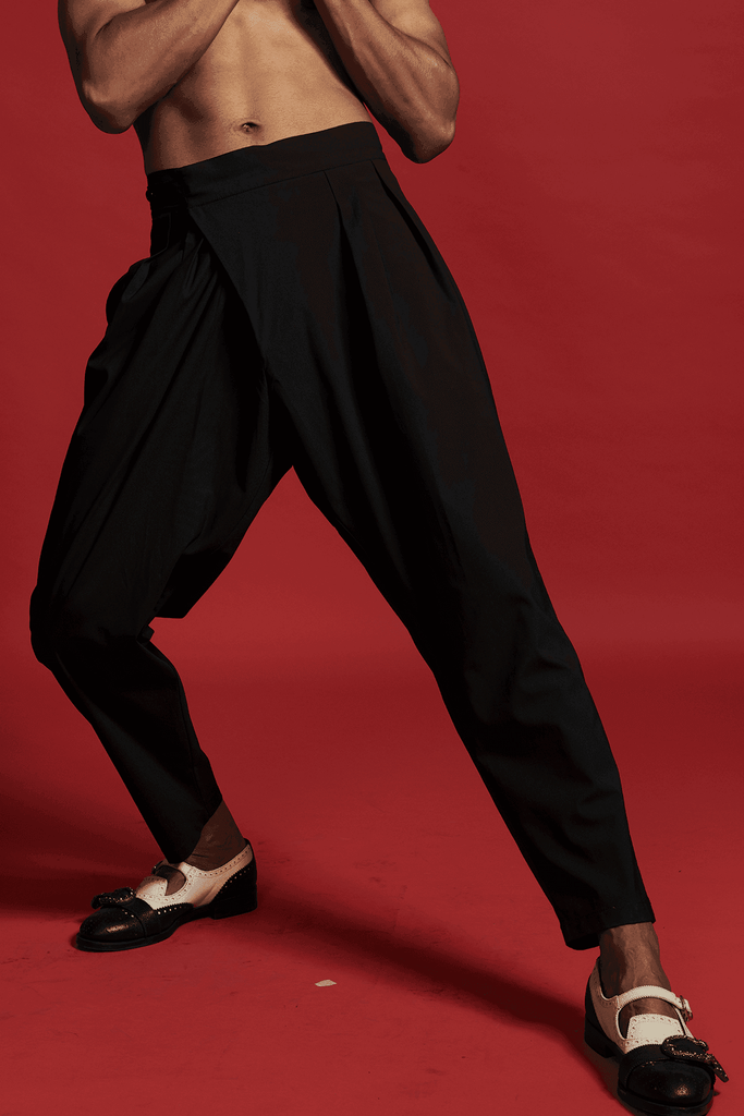 FRONT OVERLAP PANT - dash and dot dash and dot