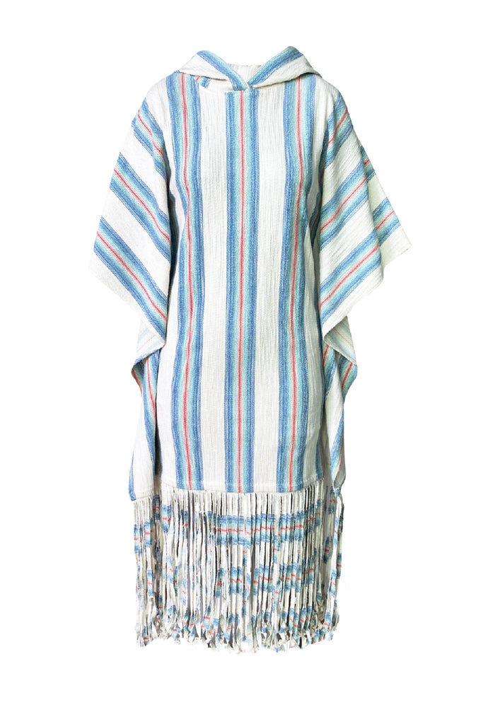 PASTEL FRINGE PONCHO - dash and dot dash and dot