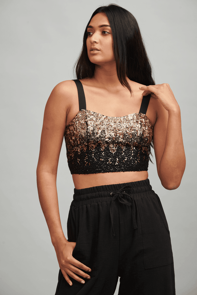 OMBRE SEQUIN BRALETTE - dash and dot dash and dot