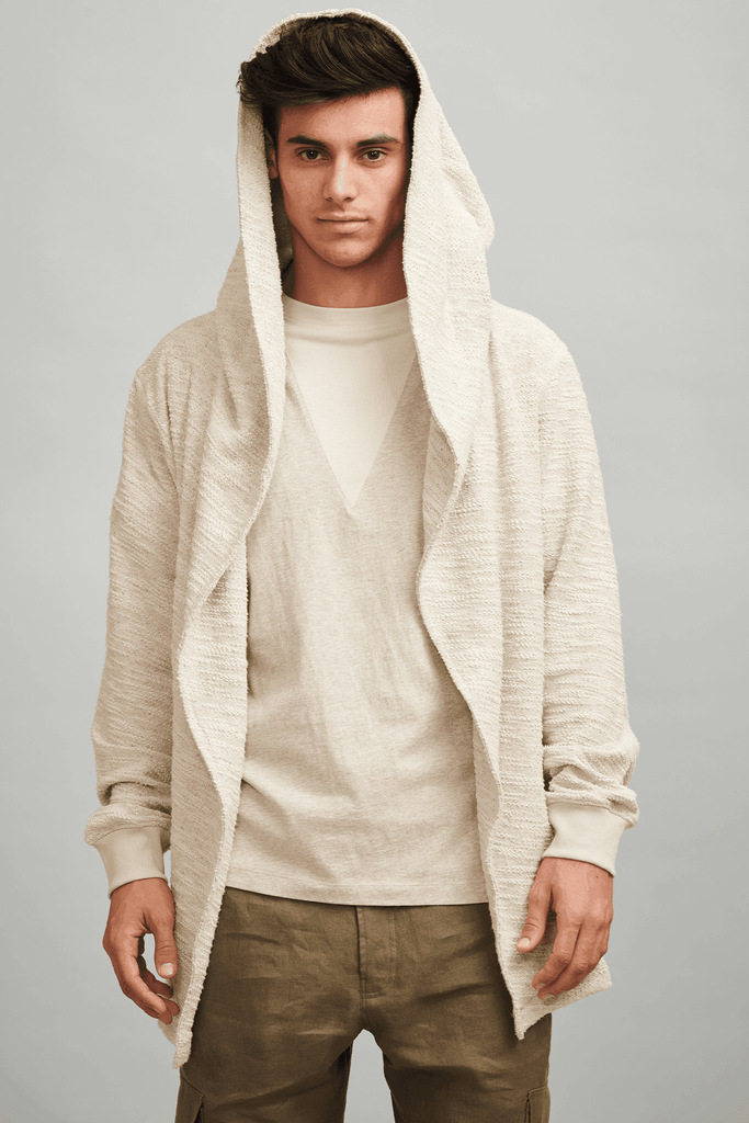 FRONT OPEN HOODIE - dash and dot dash and dot