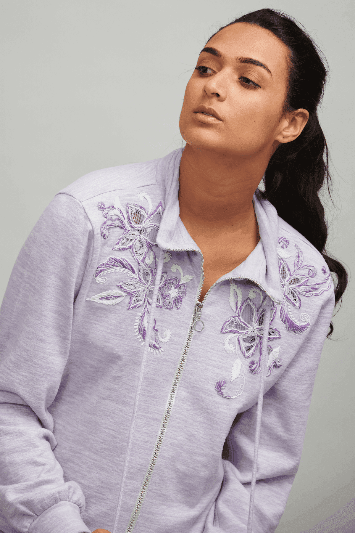 EMBROIDERED HACCI TRACK SUIT - dash and dot