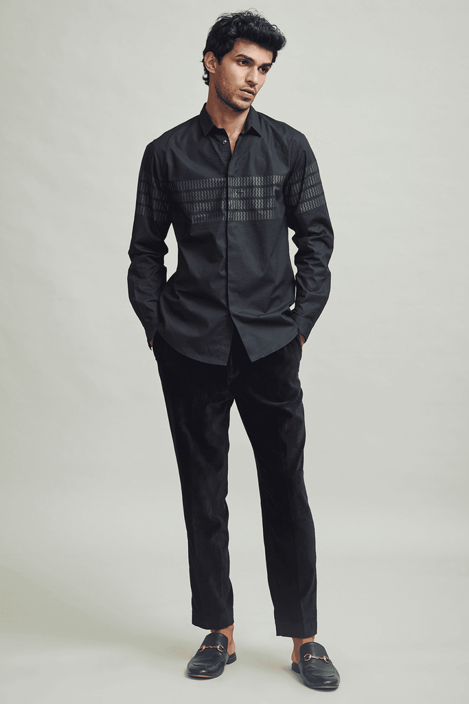 TONAL DIRECTIONAL SHIRT - dash and dot dash and dot