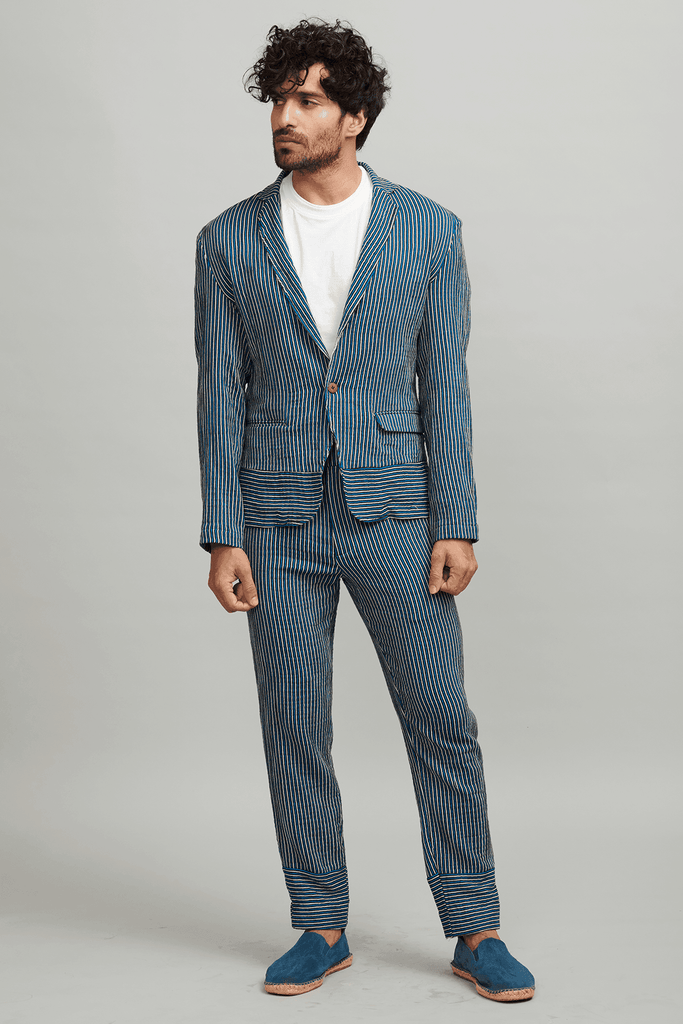 SUMMER STRIPE BLAZER - dash and dot dash and dot