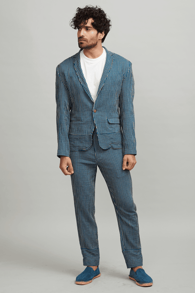 SUMMER STRIPE BLAZER - dash and dot