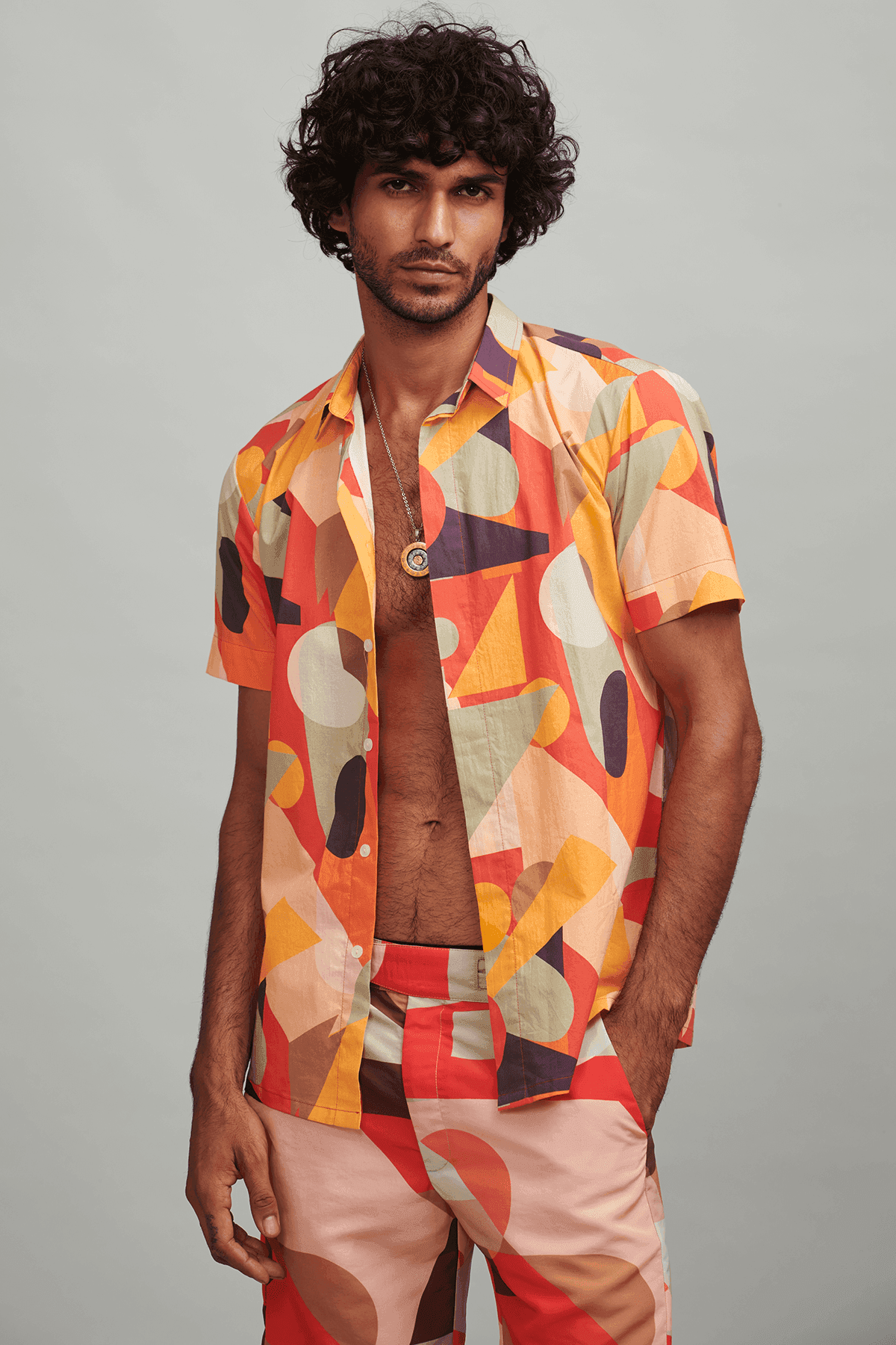 ABSTRACT PRINT SHIRT - dash and dot