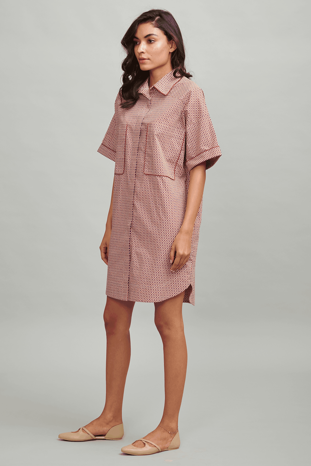 DECO PATCH POCKET DRESS - dash and dot