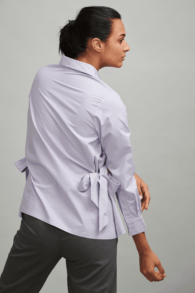 SIDE TIE SHIRT - dash and dot dash and dot