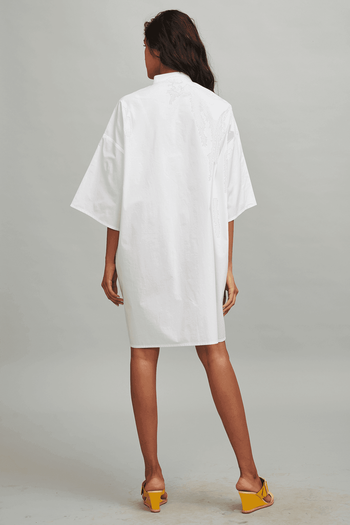 CONTRAST PATCH POCKET DRESS - dash and dot dash and dot