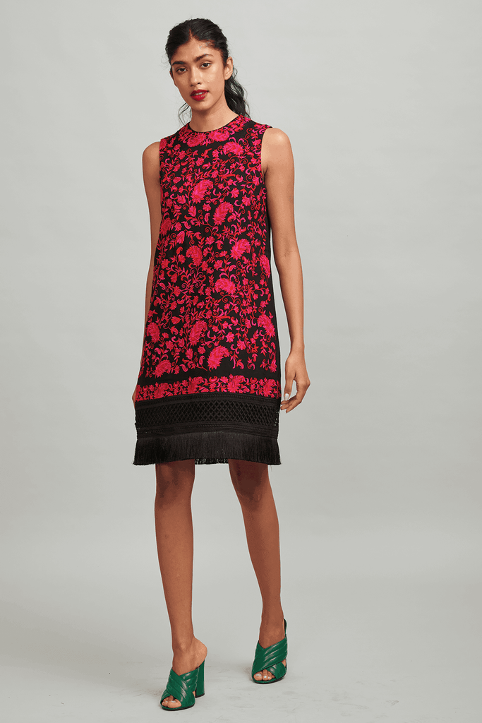 PAISLEY FRINGE DRESS - dash and dot dash and dot