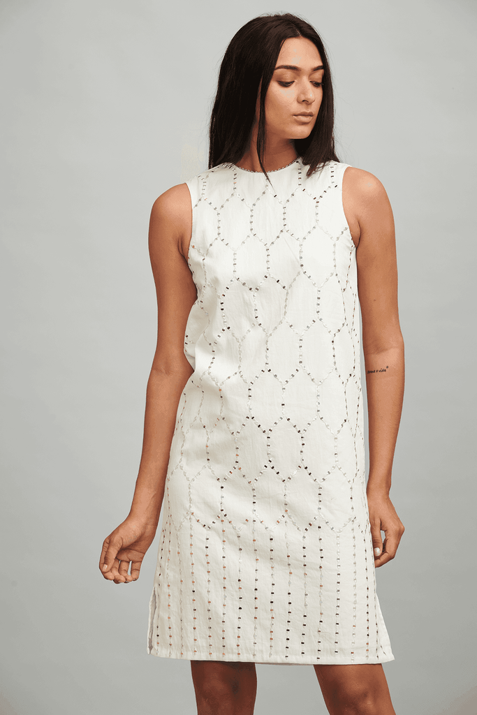 GEO MIRROR DRESS - dash and dot dash and dot