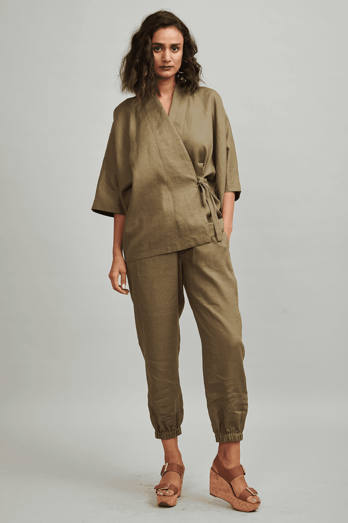 LINEN KIMONO - dash and dot