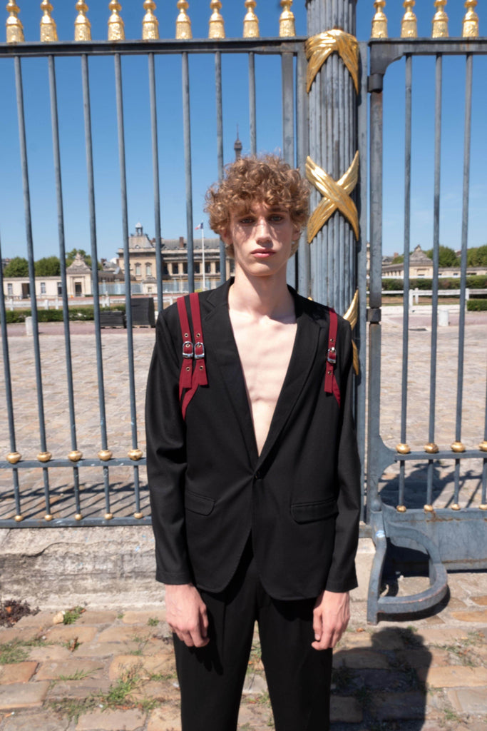 NOTCH PANT - dash and dot dash and dot