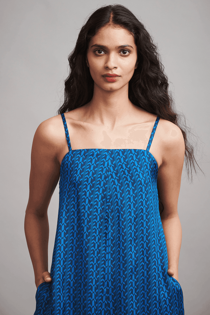 ELECTRIC BLUE JUMPSUIT - dash and dot dash and dot