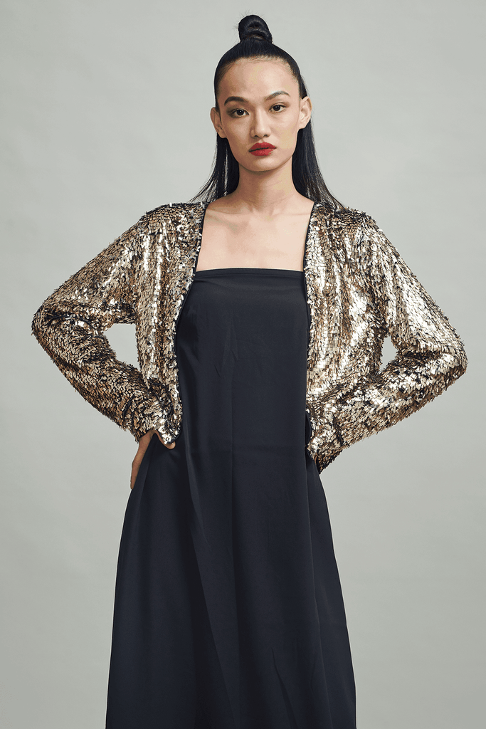 3D SEQUIN BOLERO - dash and dot dash and dot