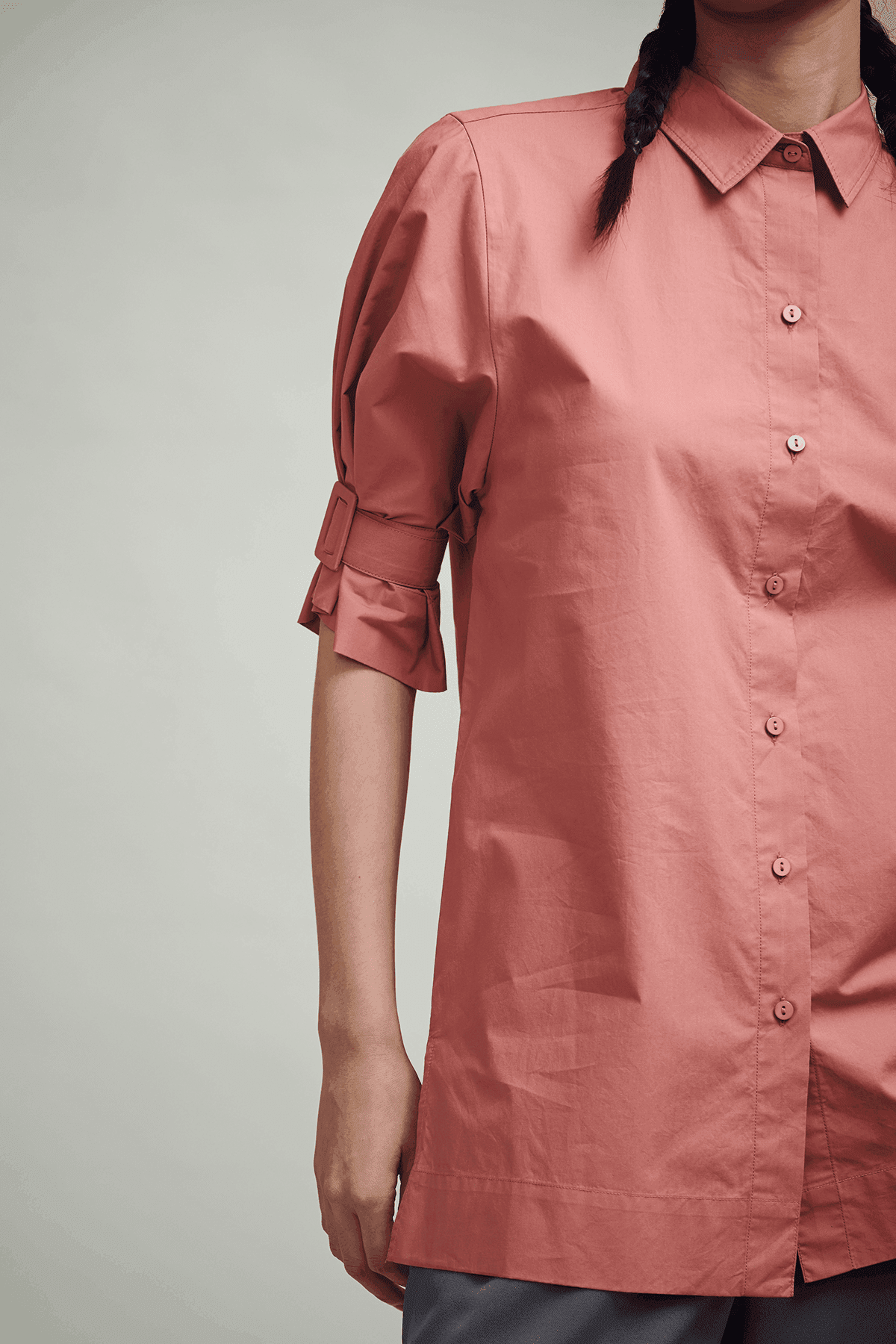 BUCKLE CUFF SHIRT - dash and dot