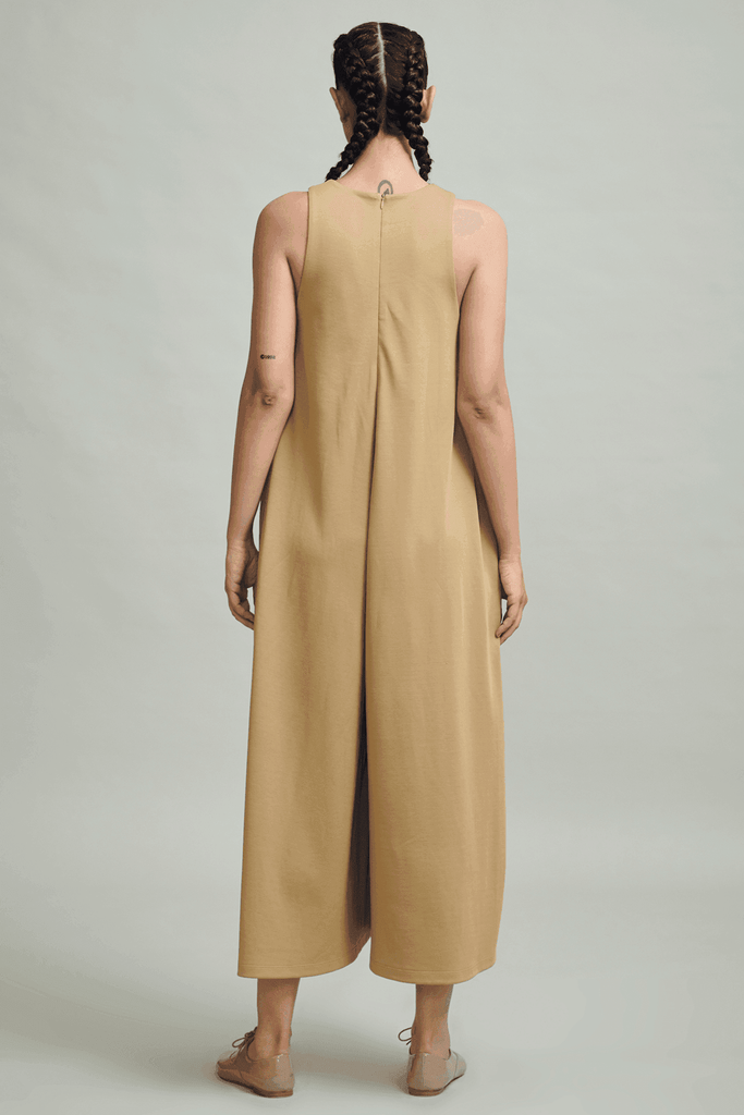 WIDE LEGGED KNIT JUMPSUIT - dash and dot dash and dot