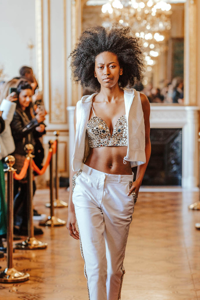 CROP HOODED JACKET - dash and dot dash and dot