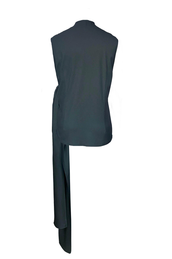 SIDE TIE SLEEVELESS JACKET - dash and dot dash and dot