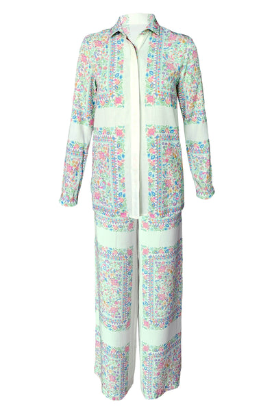 PASTEL SHAWL PRINT PANT - dash and dot