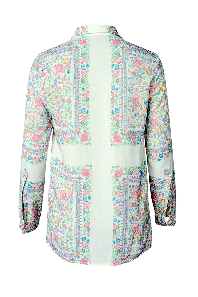 PASTEL SHAWL PRINT SHIRT - dash and dot dash and dot