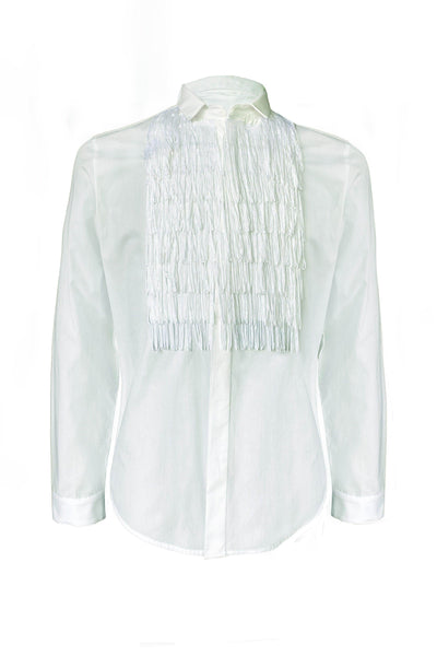 FRINGE BIB SHIRT - dash and dot