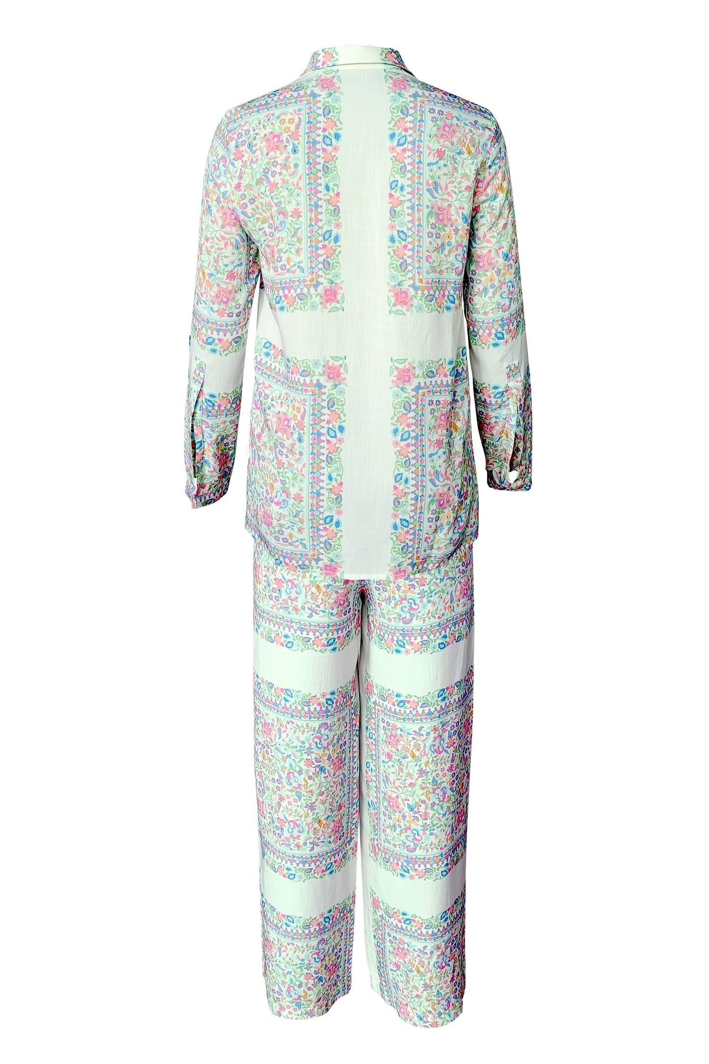 PASTEL SHAWL PRINT PANT - dash and dot