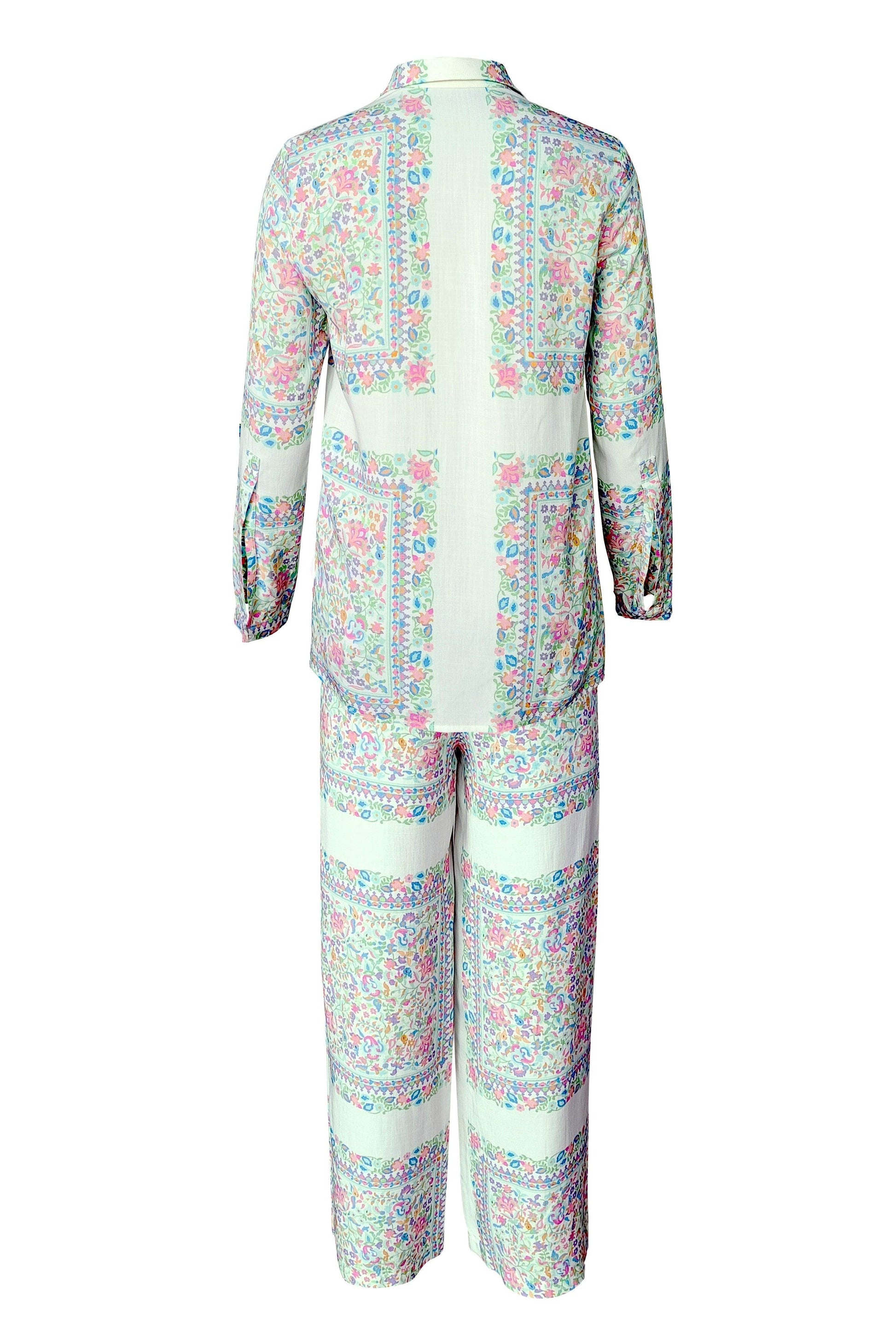 PASTEL SHAWL PRINT PANT - dash and dot