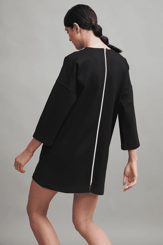 BACK ZIPPER DRESS - dash and dot