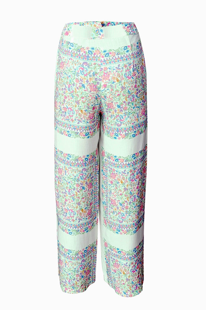 PASTEL SHAWL PRINT PANT - dash and dot dash and dot