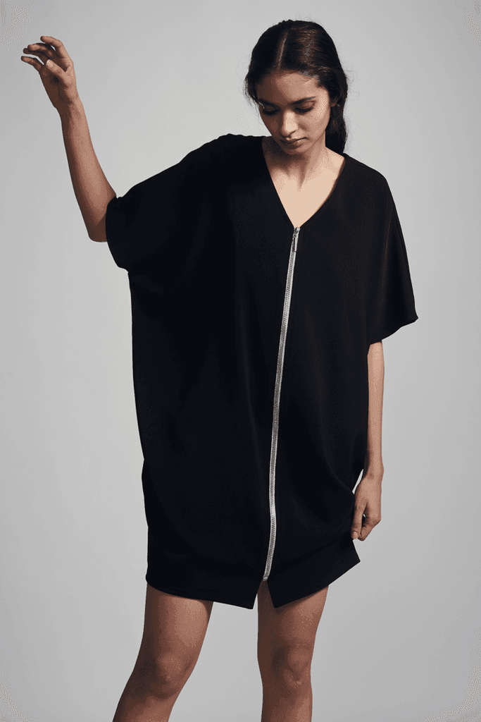 FRONT ZIP DRESS - dash and dot dash and dot